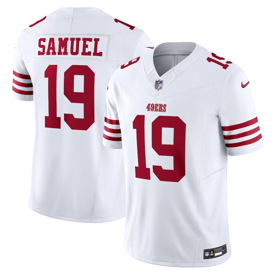 Men San Francisco 49ers #19 Deebo Samuel Nike White Vapor F.U.S.E. Limited NFL Jersey->san francisco 49ers->NFL Jersey